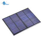 1.3W Epoxy Resin Solar Panel 12V Customized Poly Solar Panel ZW-85115-12V Mini Solar Light Charger